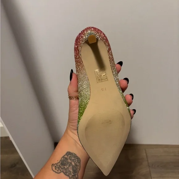 Jeffrey Campbell Rainbow Crystal Heels - Picture 13 of 15